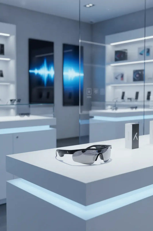 Avantree SG188 Bluetooth Smart Audio Sunglasses for Men UV400 Protection & Polarized Glasses Sports & Cycling Open Ear