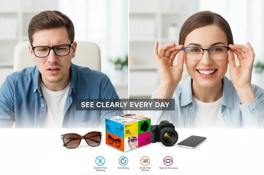 Hygienical - The XL Lens Wipes - 200 Pre-Moistened The Blue Coil