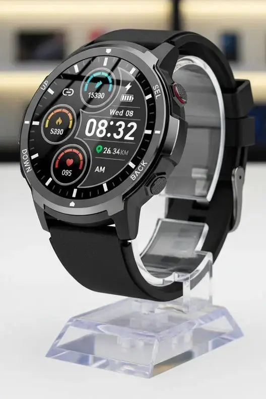 ICHPULG Smart Watches for Men with 4 Buttons 1.43 AMOLED Fitness Watch