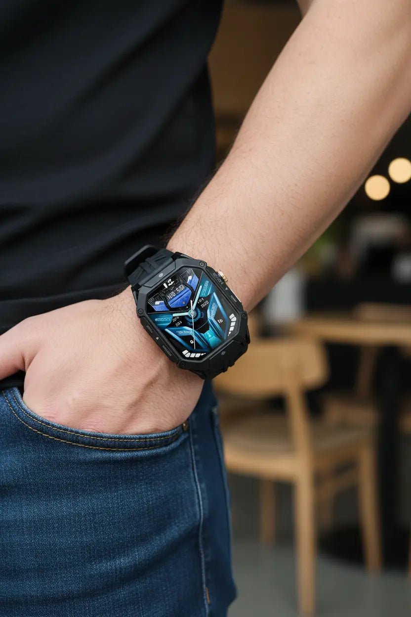 OUKITEL BT80 Smart Watch for Men: Military-Grade Features