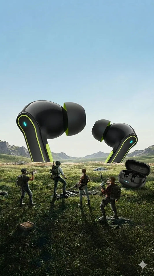 Wireless Earbuds Bluetooth 5.3 Headphones HiFi Stereo Wireless Earphones with ENC Noise Cancelling Mic IP7 Waterproof Mini Bluetooth Earbuds 48H Touch Control Ear buds for Android/iOS Black