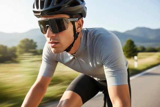 Ylivopo Smart Glass with Polarized UV Protection Bluetooth 5.3 Smart Glasses Fashionable Wireless Audio Sunglasses Hands-Free Calling and Music Smart Glasses for Men and Women (Gray) - The Blue Coil