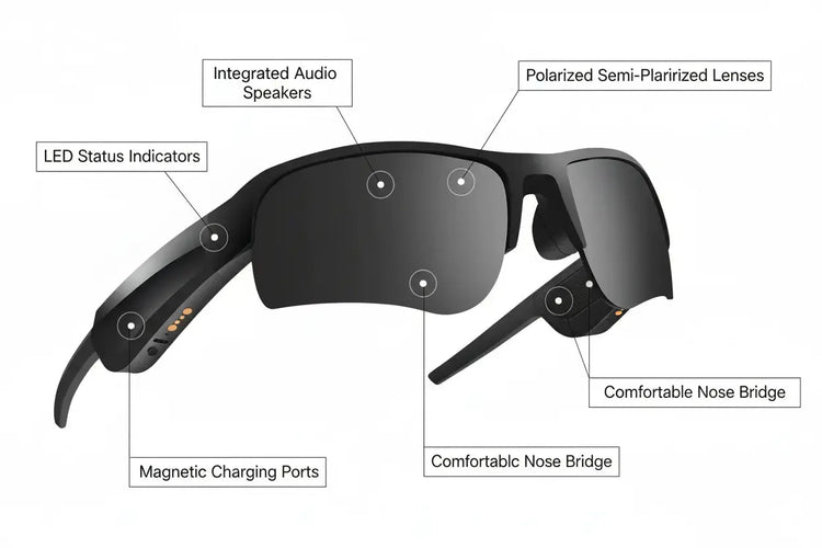 Smart Glasses - The Blue Coil