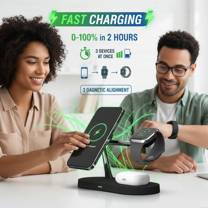 5-in-1 Magnetic Wireless Charging Station The Blue Coil