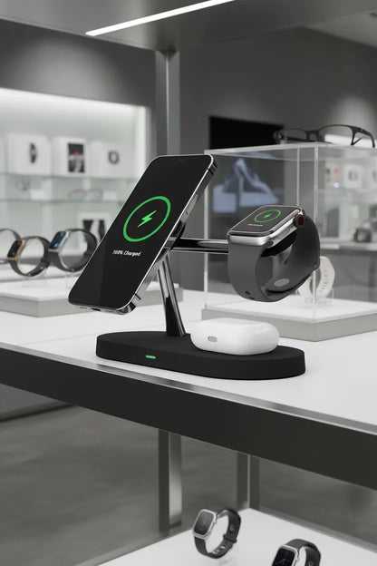 5-in-1 Magnetic Wireless Charging Station
