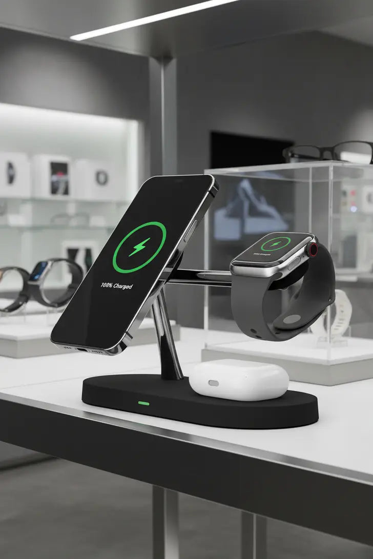 5-in-1 Magnetic Wireless Charging Station