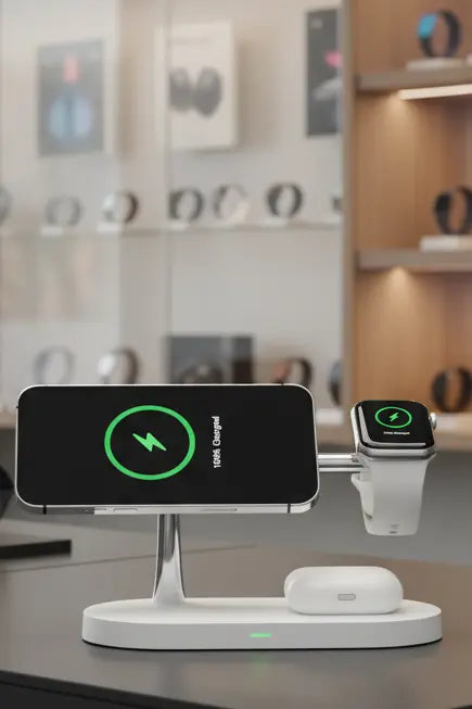 5-in-1 Magnetic Wireless Charging Station