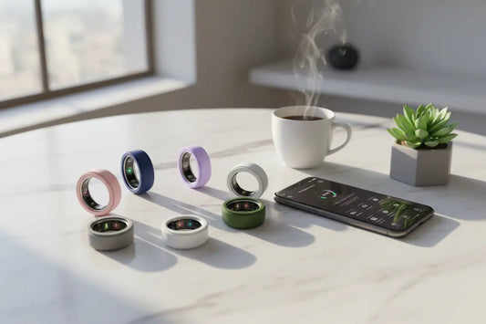 7 Pack Ring Cover Compatible for Oura Ring/Galaxy Ring The Blue Coil