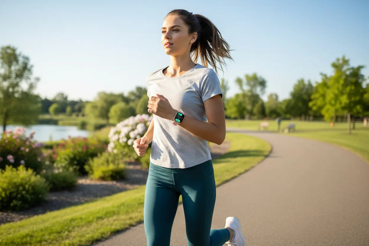 ANCwear Fitness Tracker Smartwatch for Women Bluetooth Calling iOS Compatible IP67 Waterproof Heart Rate Monitor Activity/Sleep Tracker (Rose Gold) The Blue Coil