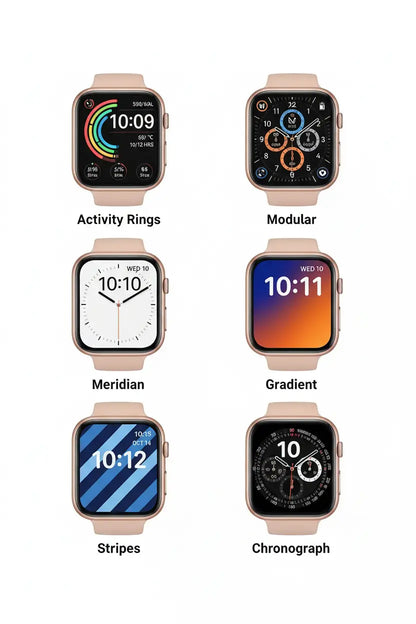 ANCwear Fitness Tracker Smartwatch for Women Bluetooth Calling iOS Compatible IP67 Waterproof Heart Rate Monitor Activity/Sleep Tracker (Rose Gold)