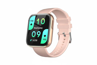 ANCwear Fitness Tracker Smartwatch for Women Bluetooth Calling iOS Compatible IP67 Waterproof Heart Rate Monitor Activity/Sleep Tracker (Rose Gold)
