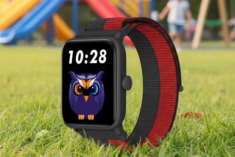 BIGGERFIVE Kids Fitness Tracker Watch Pedometer Heart Rate 5ATM Waterproof Sleep Monitor Alarm Clock Calorie Step Counter 1.5" HD Touch Screen Kids Smart Watch for Boys Girls Ages 5-14 The Blue Coil