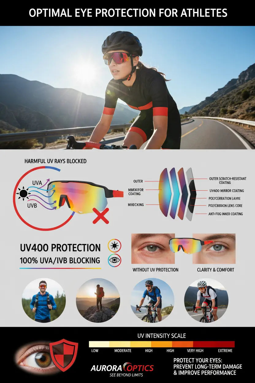 COSMOING Sport Smart Sunglasses Cycling Bluetooth Sunglasses for Men Women Magnetic Charging Bluetooth 5.3 with UV Protection Stereo Audio Wireless Headset for Cycling Running Hiking