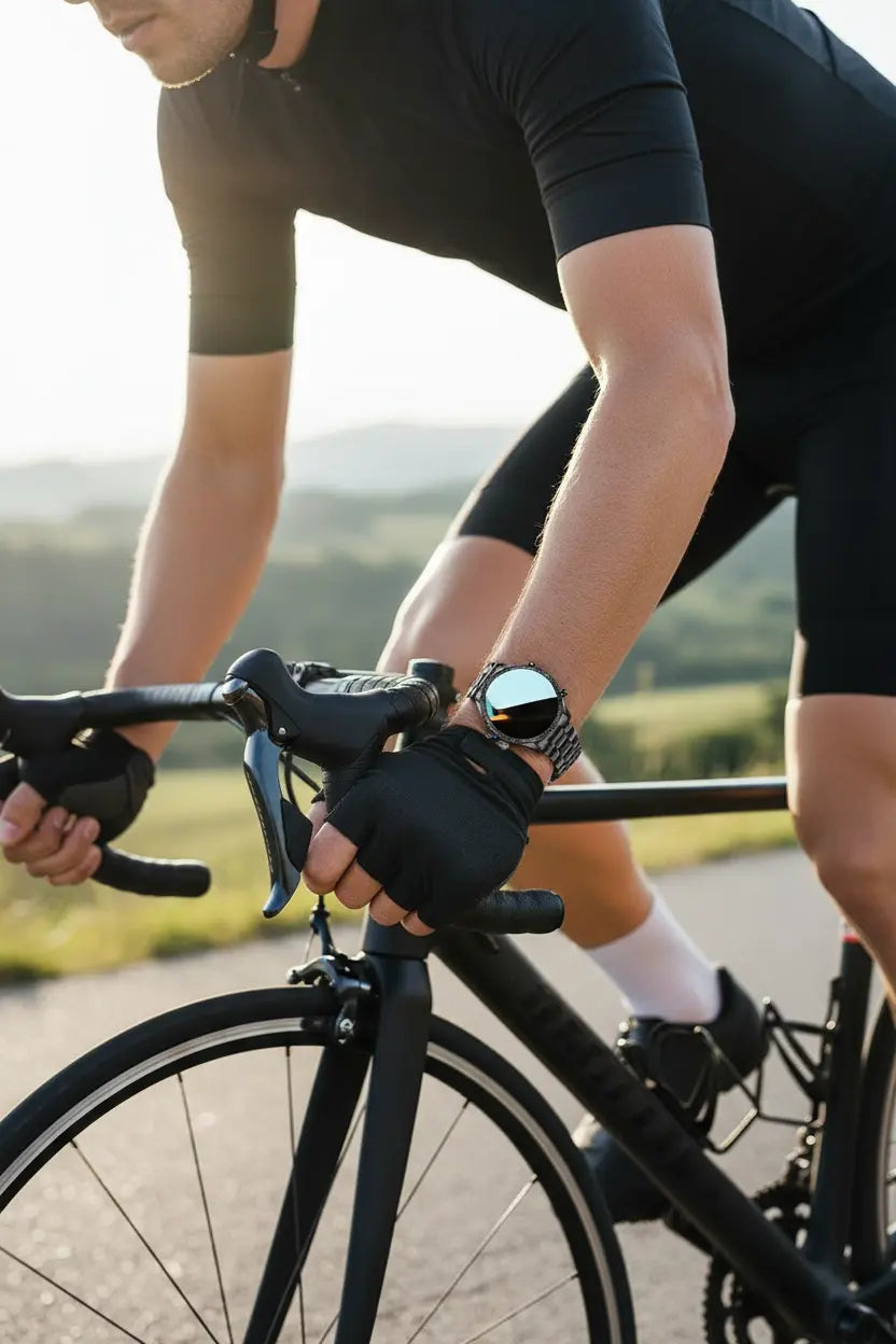 FILIEKEU Men Smart Watch for Android iOS Bluetooth Calls Voice Chat with Heart Rate/Sleep Monitor Fitness Tracker 1.3" Full Touch Screen IP67 Waterproof Stainless Steel Activity Tracker for Men