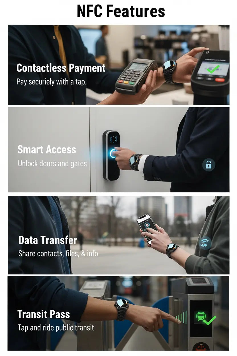 FILIEKEU Men Smart Watch for Android iOS Bluetooth Calls Voice Chat with Heart Rate/Sleep Monitor Fitness Tracker 1.3" Full Touch Screen IP67 Waterproof Stainless Steel Activity Tracker for Men