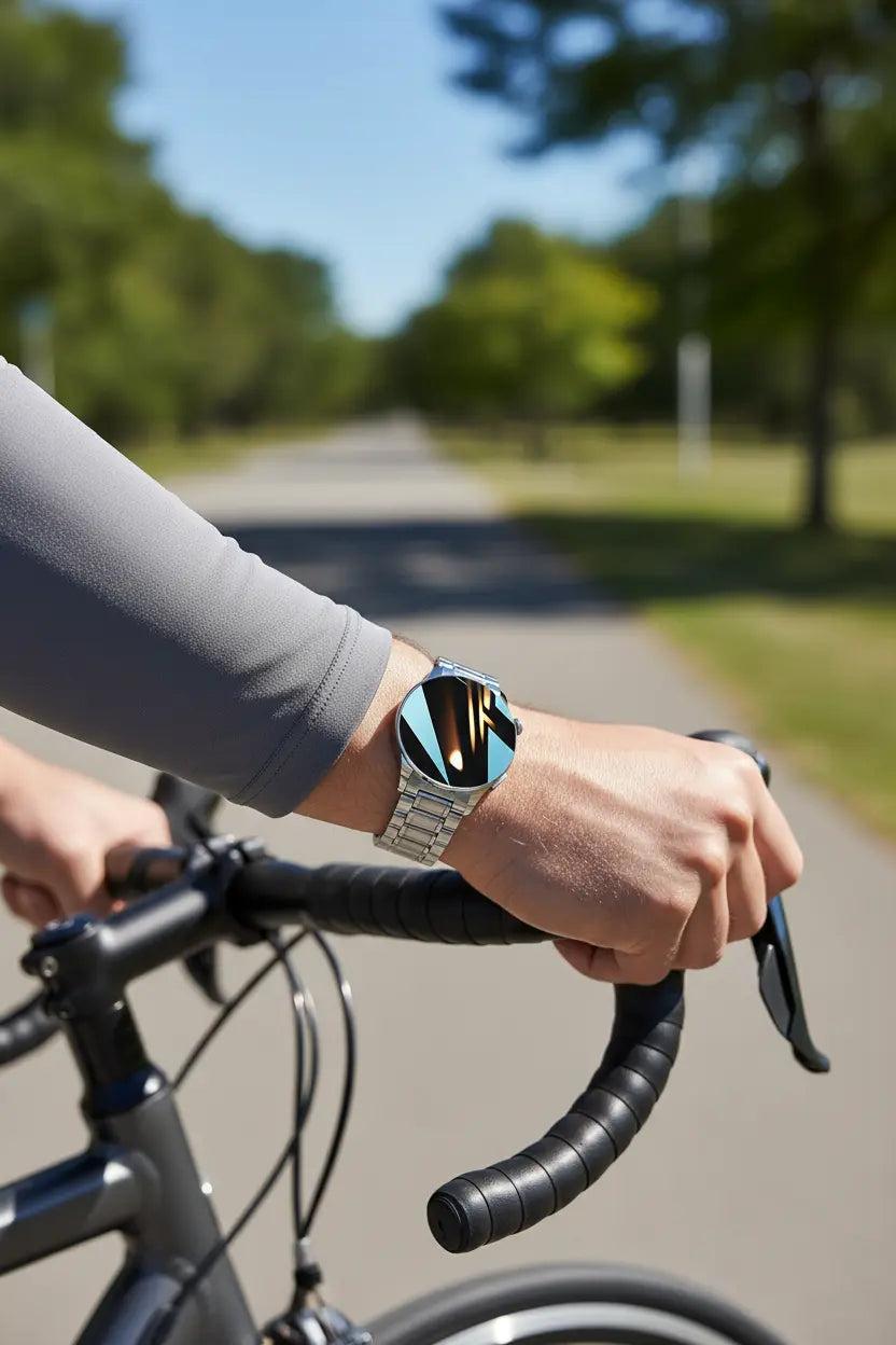 FILIEKEU Men Women Smart Watch Bluetooth Calls Heart Rate Sleep Monitor Steps Mens Smart Watch IP67 Waterproof Fitness Tracker Casual Silver Stainless Steel Smart Watches for Android iOS