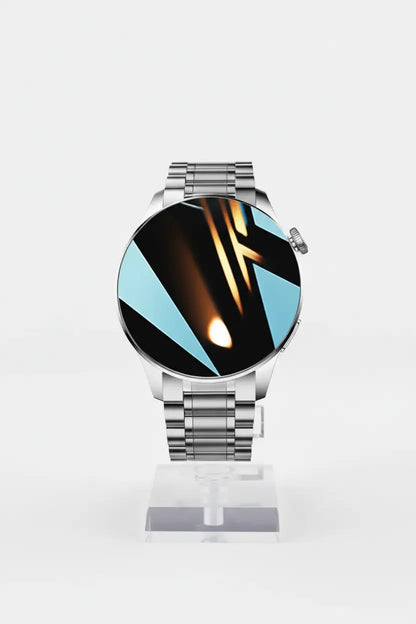 FILIEKEU Men Women Smart Watch Bluetooth Calls Heart Rate Sleep Monitor Steps Mens Smart Watch IP67 Waterproof Fitness Tracker Casual Silver Stainless Steel Smart Watches for Android iOS