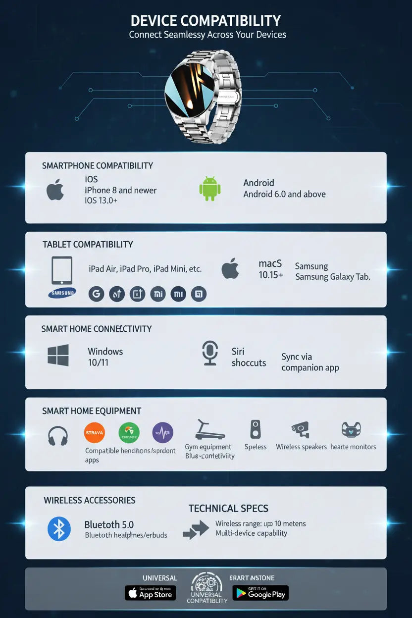 FILIEKEU Men Women Smart Watch Bluetooth Calls Heart Rate Sleep Monitor Steps Mens Smart Watch IP67 Waterproof Fitness Tracker Casual Silver Stainless Steel Smart Watches for Android iOS