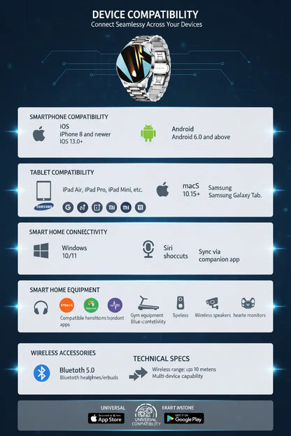 FILIEKEU Men Women Smart Watch Bluetooth Calls Heart Rate Sleep Monitor Steps Mens Smart Watch IP67 Waterproof Fitness Tracker Casual Silver Stainless Steel Smart Watches for Android iOS