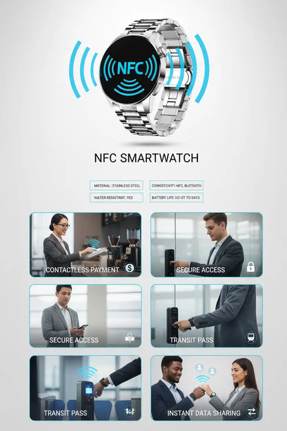 FILIEKEU Men Women Smart Watch Bluetooth Calls Heart Rate Sleep Monitor Steps Mens Smart Watch IP67 Waterproof Fitness Tracker Casual Silver Stainless Steel Smart Watches for Android iOS