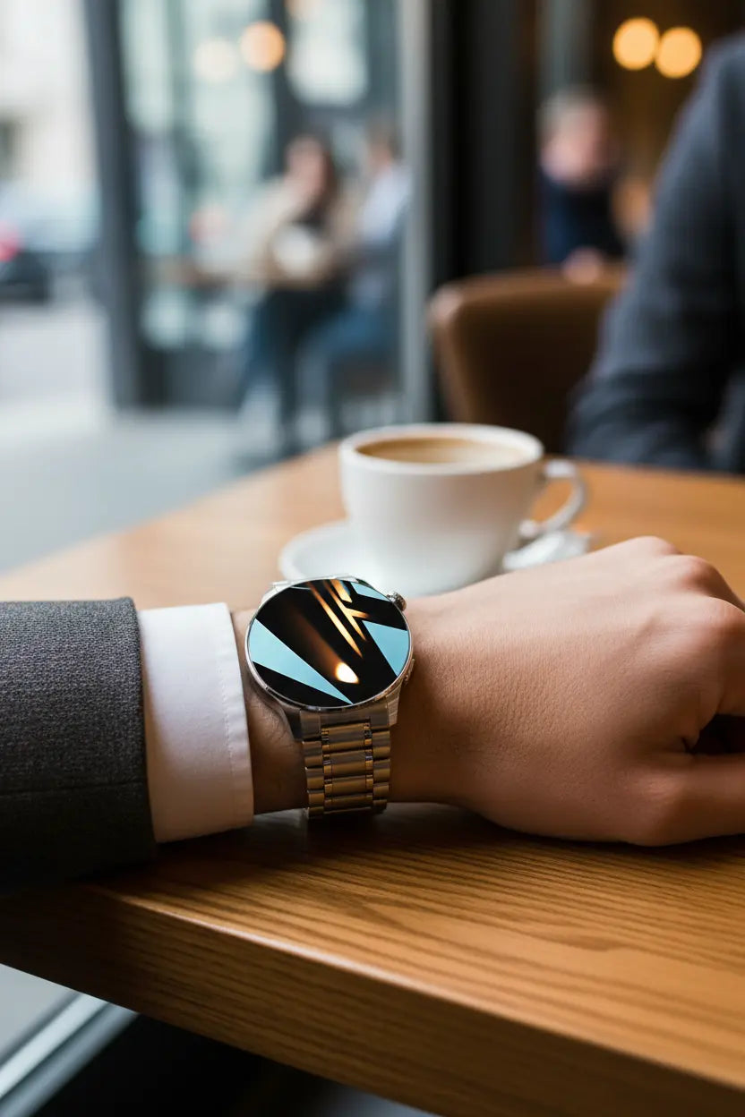 FILIEKEU Men Women Smart Watch Bluetooth Calls Heart Rate Sleep Monitor Steps Mens Smart Watch IP67 Waterproof Fitness Tracker Casual Silver Stainless Steel Smart Watches for Android iOS