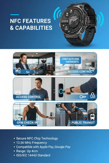 FILIEKEU Women Men Smart Watch Bluetooth Calls IP68 Waterproof Sport Fitness Tracker 1.85" HD Touch Screen Black Stainless Steel Smart Watches for Android iOS