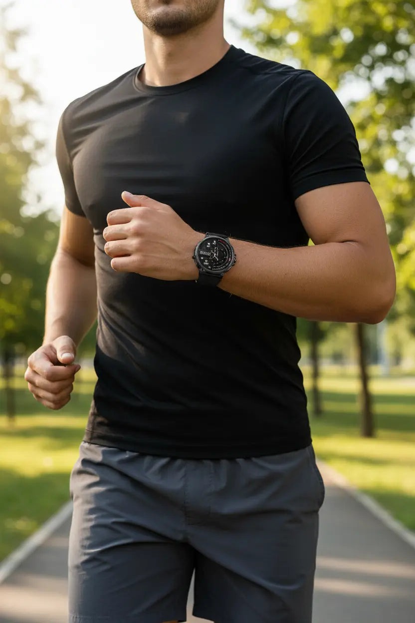 FILIEKEU Women Men Smart Watch Bluetooth Calls IP68 Waterproof Sport Fitness Tracker 1.85" HD Touch Screen Black Stainless Steel Smart Watches for Android iOS