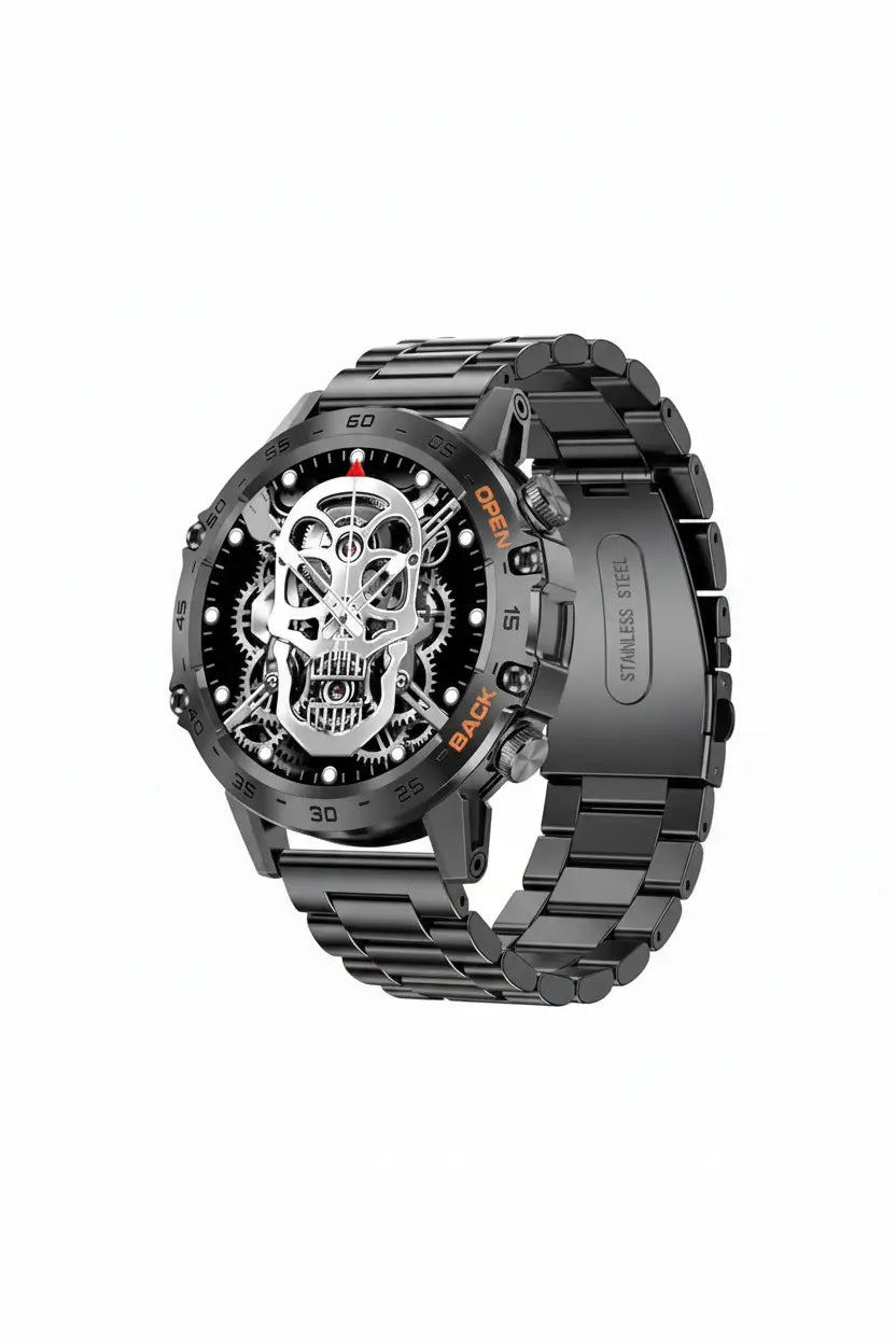 FOXBOX Smart Watch for Men Answer/Make Call for Android iOS 400mAh Military Smartwatch Heart Rate Blood Oxygen Sleep Monitor Step Counter 2 Straps1.39" HD Waterproof Outdoor Smart Watches Black