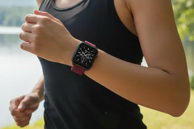 Fitness Tracker AI Watch Faces AMOLED with AOD The Blue Coil