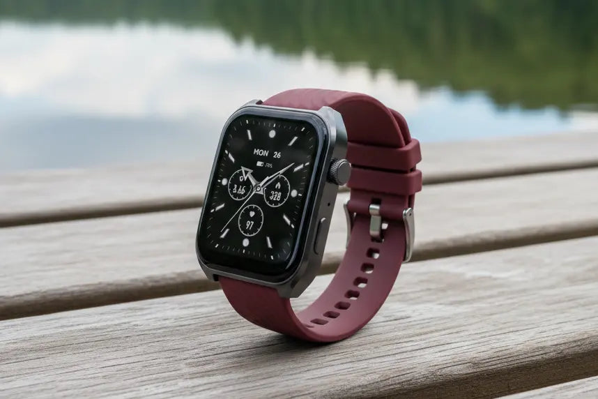 Fitness Tracker AI Watch Faces AMOLED with AOD The Blue Coil