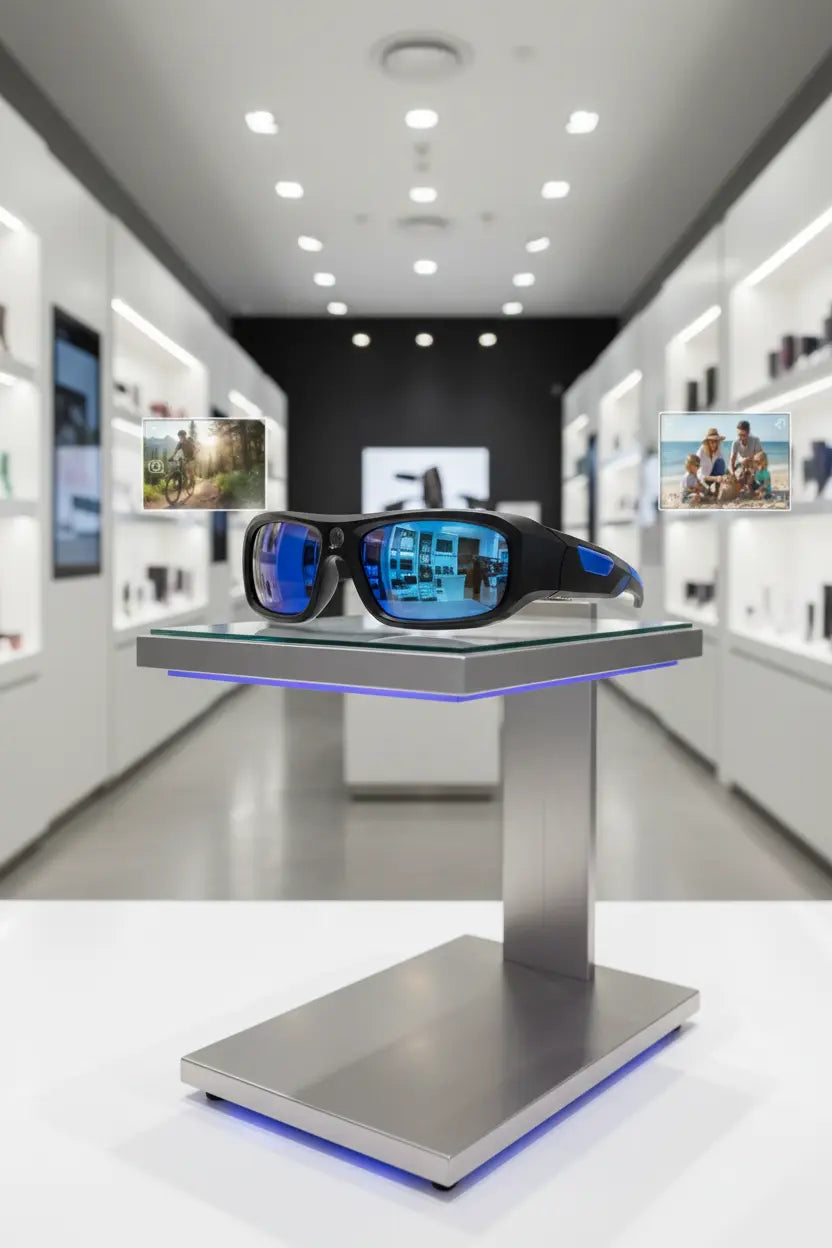 FlyGift 4K 2160P FHD Sports & Action Video Camera Sunglasses