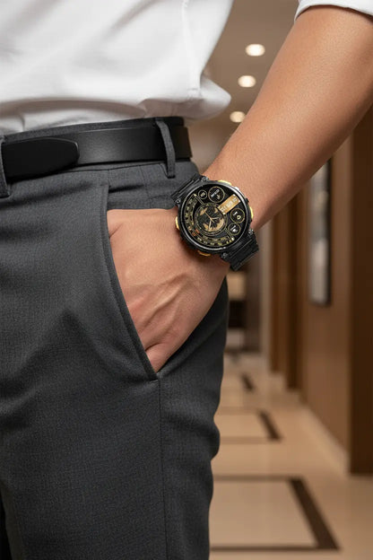 Foxhawk Military Smart Watch for Men with LED Flashlight 1.85” Rugged Smart Watch 730mAh Battery 114 Sports Modes Fitness Watch Heart Rate Sleep Tracker Tactical Smartwatch for iOS Android