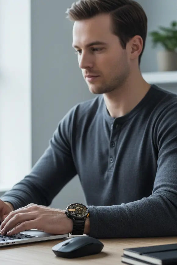 Foxhawk Military Smart Watch for Men with LED Flashlight 1.85” Rugged Smart Watch 730mAh Battery 114 Sports Modes Fitness Watch Heart Rate Sleep Tracker Tactical Smartwatch for iOS Android