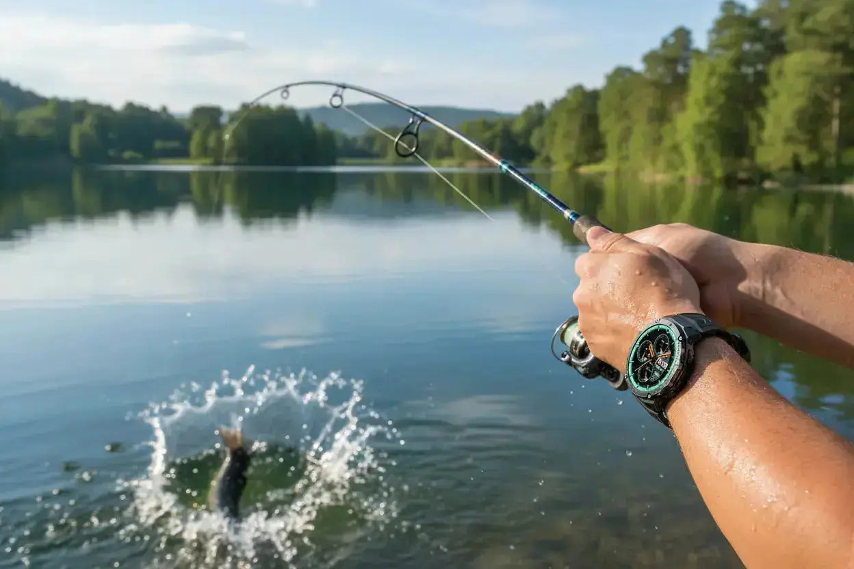 Gloryfit Smart Watch for Men Women 1.43" AMOLED Fitness Tracker 50M Waterproof Sport Watch with Heart Rate/SpO2/Sleep Monitor/Pedometer 480mAh Military Smartwatch(Answer/Dial Call) for Android iOS The Blue Coil