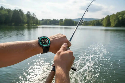 Gloryfit Smart Watch for Men Women 1.43" AMOLED Fitness Tracker 50M Waterproof Sport Watch with Heart Rate/SpO2/Sleep Monitor/Pedometer 480mAh Military Smartwatch(Answer/Dial Call) for Android iOS The Blue Coil