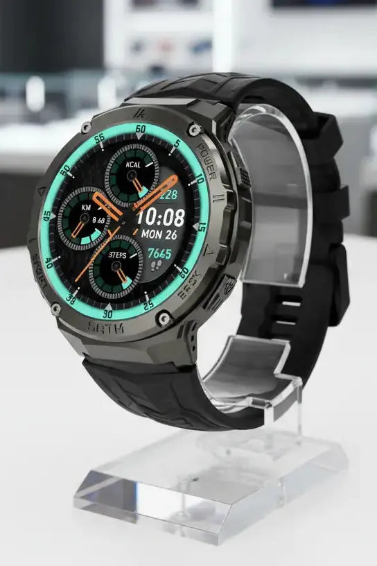 Gloryfit T10 Smart Watch with 1.43" AMOLED Always-On Display & Bluetooth Calling | Selected by Blue Coil Tech