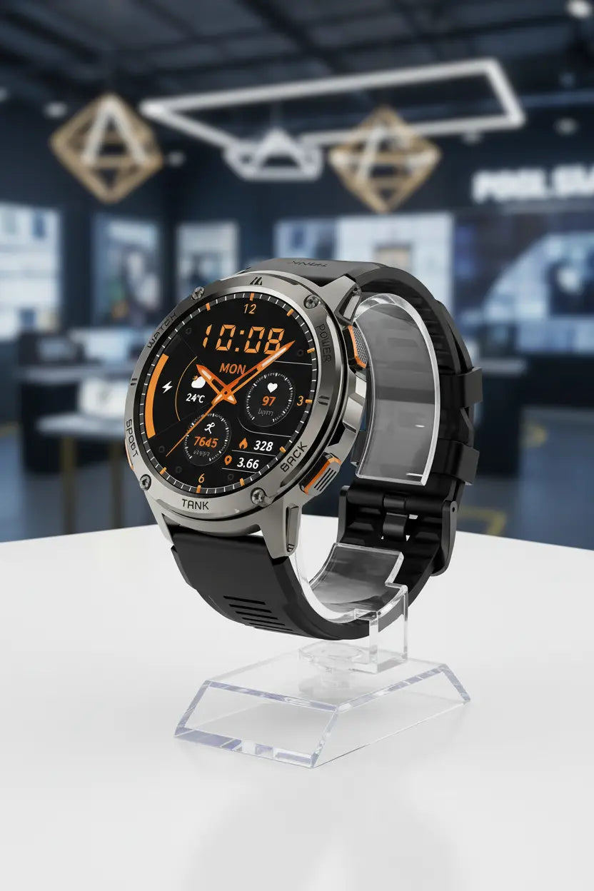 Military Smart Watch for Men - 1.46 AMOLED/500mAh Fitness Tracker