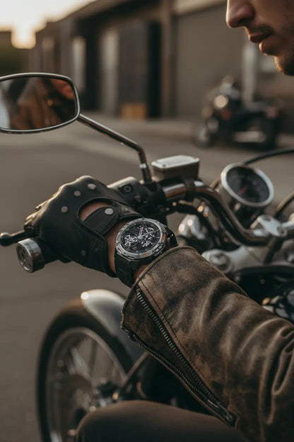 HIRREO Military Smart Watch for Men Flashlight 100+ Sports Modes Fitness Tracker Smartwatch 1.43 AMOLED Display 5ATM Waterproof Heart Rate/Sleep Monitor Mens Smart Watches for Android iOS