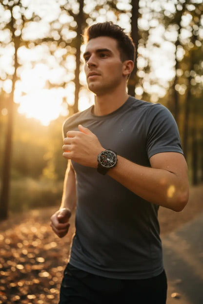 ICHPULG Smart Watches for Men with 4 Buttons 1.43 AMOLED Fitness Watch