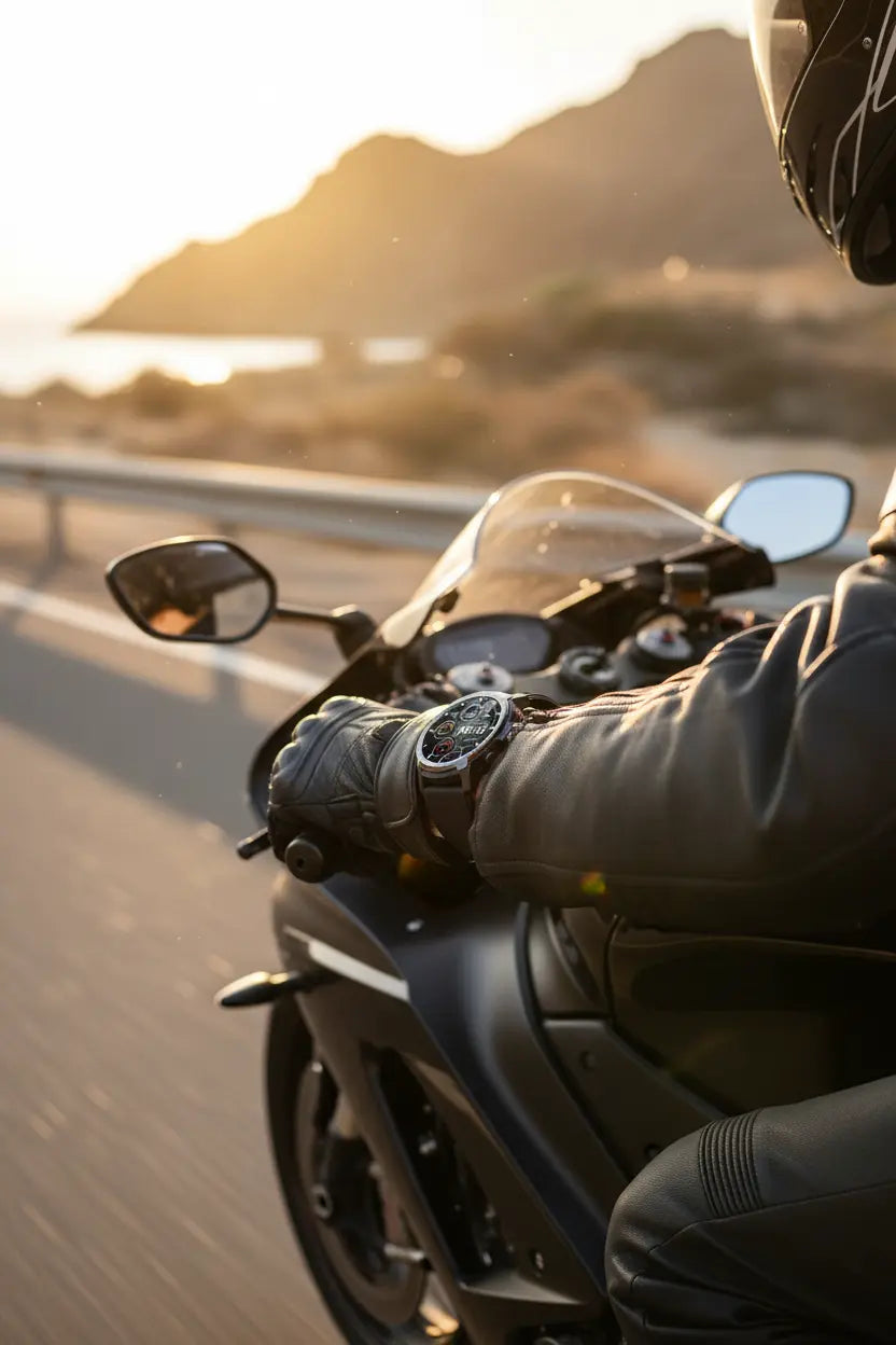 ICHPULG Smart Watches for Men with 4 Buttons 1.43 AMOLED Fitness Watch