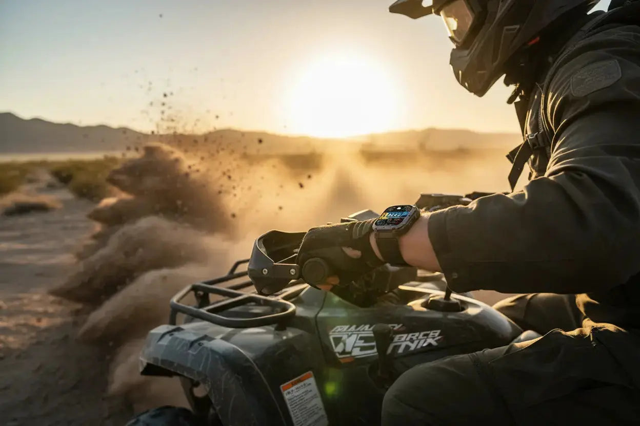 KACLUT Smart Watch - Rugged 2 Inch Smart Watch for Android Phones The Blue Coil