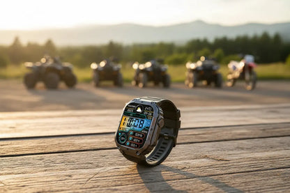 KACLUT Smart Watch - Rugged 2 Inch Smart Watch for Android Phones The Blue Coil