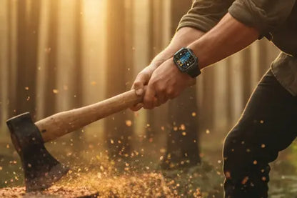 KACLUT Smart Watch - Rugged 2 Inch Smart Watch for Android Phones The Blue Coil