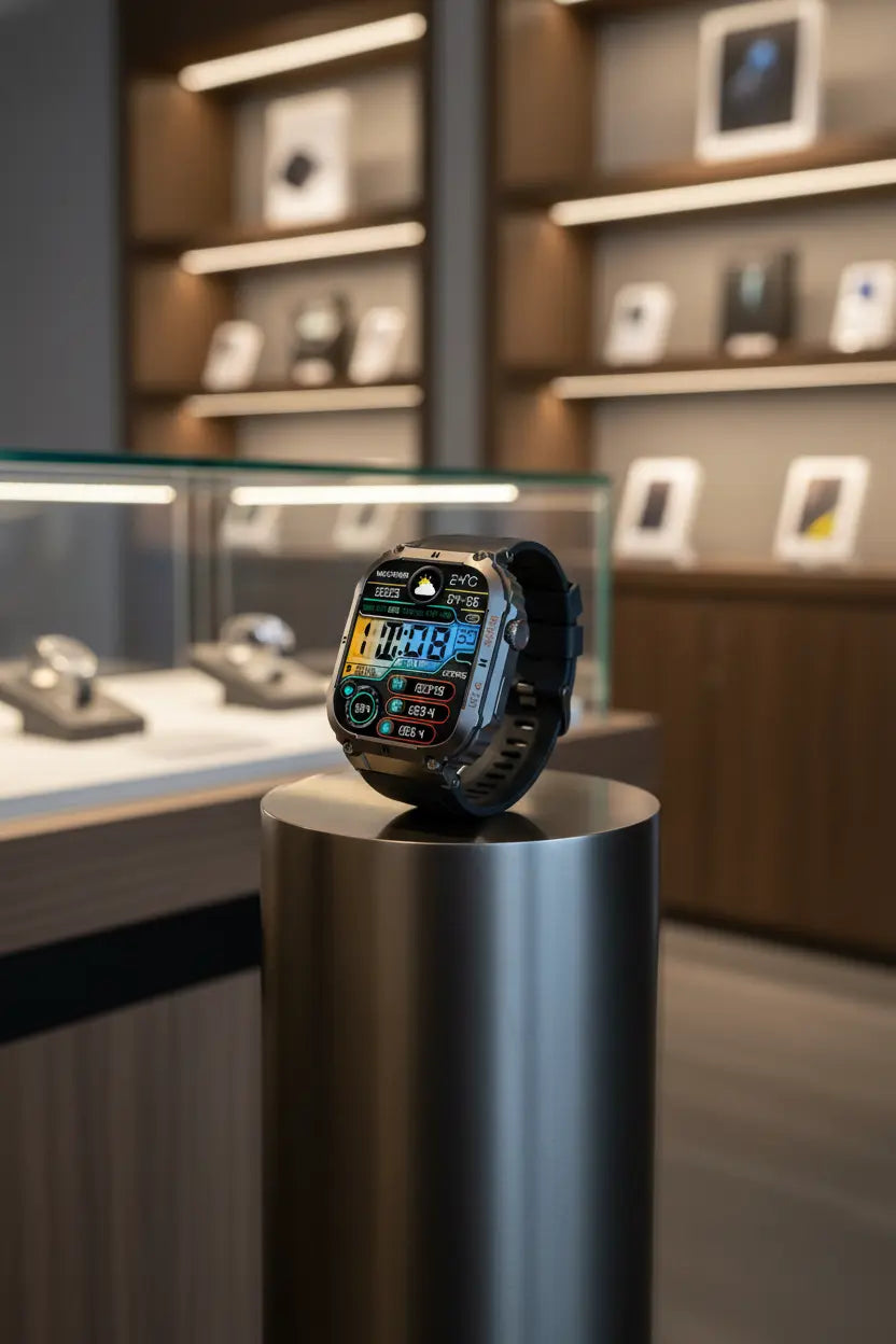 KACLUT Smart Watch - Rugged 2 Inch Smart Watch for Android Phones