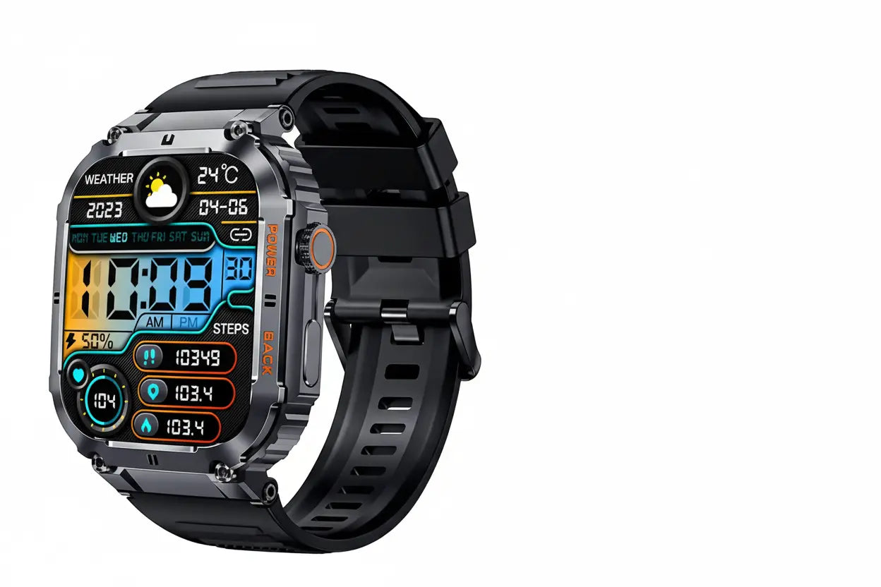 KACLUT Smart Watch - Rugged 2 Inch Smart Watch for Android Phones