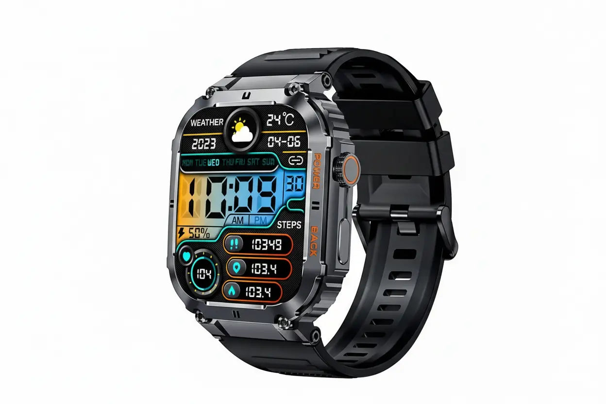 KACLUT Smart Watch - Rugged 2 Inch Smart Watch for Android Phones