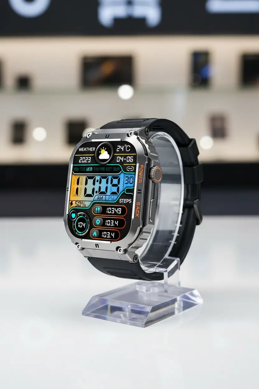 KACLUT Smart Watch - Rugged 2 Inch Smart Watch for Android Phones