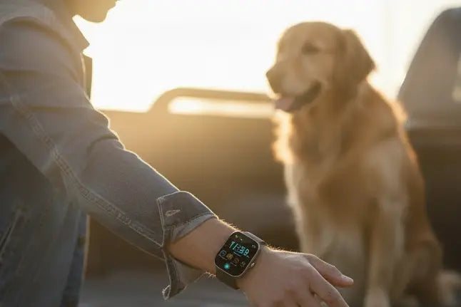 Kuizil Smart Watch 1.91" Smartwatch for Men Women The Blue Coil