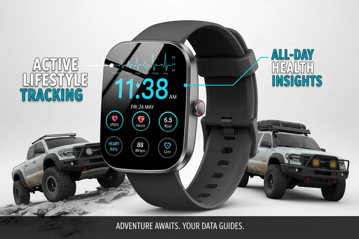 Kuizil Smart Watch 1.91" Smartwatch for Men Women The Blue Coil