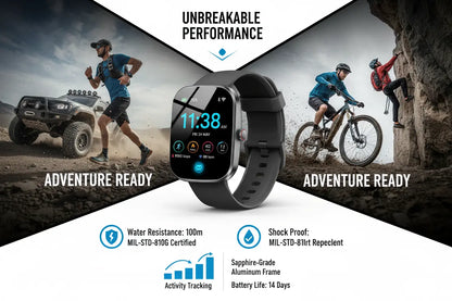 Kuizil Smart Watch 1.91" Smartwatch for Men Women The Blue Coil